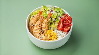 Боул з креветками