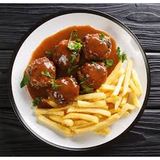 Meat Balls And Chips