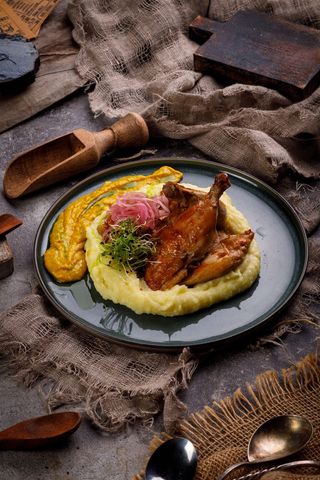 Pui la cuptor cu Sos de porumb