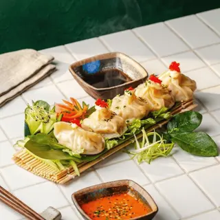 Gyoza gambas