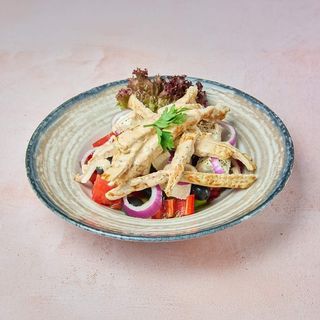 Grčka salata sa ćuretinom