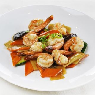 365. gamberi con  verdure 