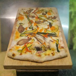 Pizza alla pala senza glutine ortolana
