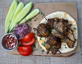 Свиные шашлычки/ Frigărui de porc