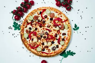 Pizza cu "Carne la Garnita" Ø 40cm