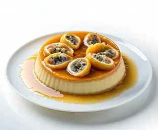 Flan maracuya