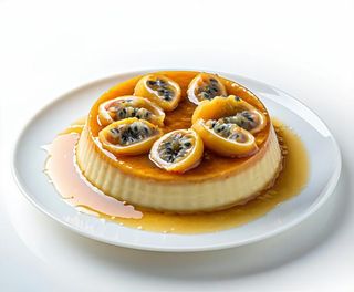 Flan maracuya