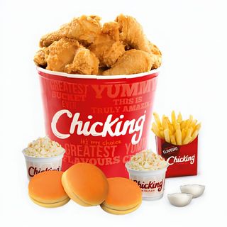 9 Pcs. Chicken Bucket