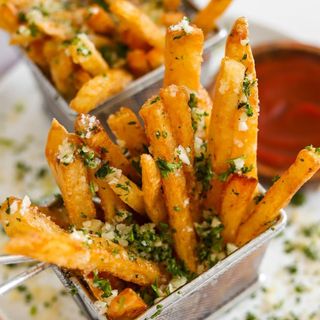Garlic, Herb and Parmesan Fries