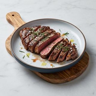 Tagliata di manzo rosmarino e sale grosso