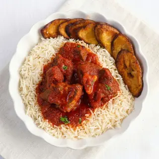 White Rice & Stew