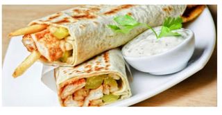 Piadina shawarma di pollo