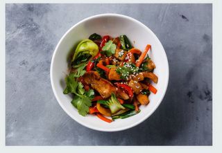 Verduras salteadas