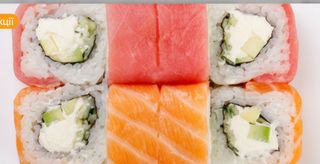 Рол Філадельфія мікс з лососем та тунцем