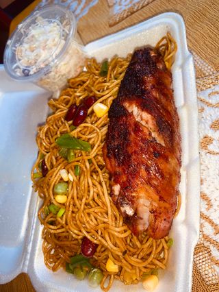 Pasta plus(Stir Fry pasta, 1 turkey and coleslaw)