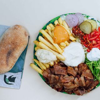 Farfurie Gyros Vitel Purcel Berbecut XXL