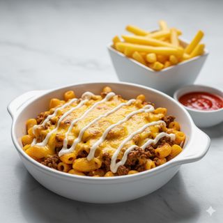 Macarrones con ternera (PEQUEÑA)