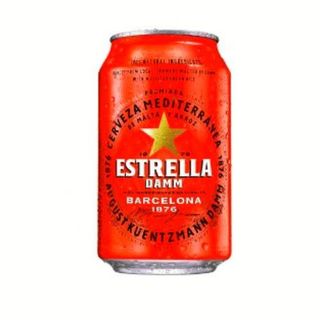 Estrella Damm Cerveza Lata 33cl