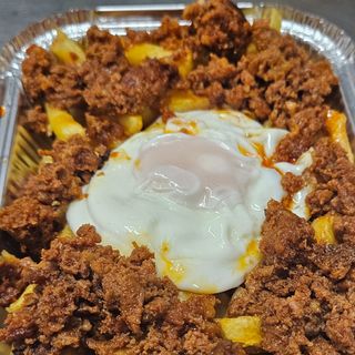 Plato Escalopín con picadillo