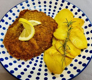 Fettina panata con patate