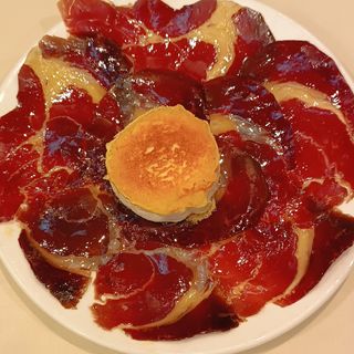 Cecina con queso de cabra " Trasacar"