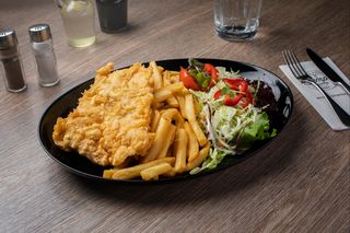 Meniu șnițel de pui - D