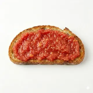 Tostada De Tomate, Mantequilla O Aceite (Media)