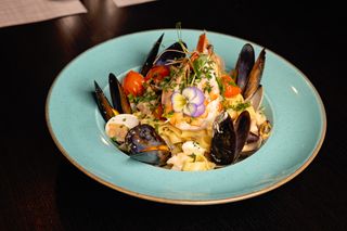 Tagliatelle cu fructe de mare