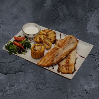 Филе от лаврак на барбекю  300г