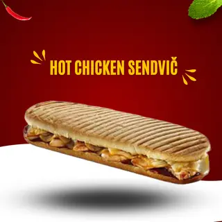 Hot chicken sendvič (ljuto)