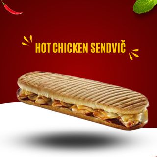 Hot chicken sendvič (ljuto)