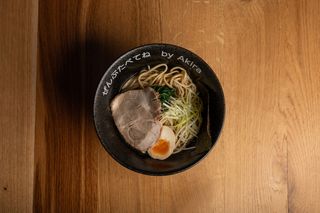 Black shoyu tonkotsu