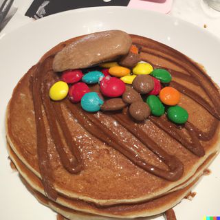 Pancake Nutella M&m's