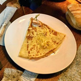 Crêpe Fromage et Jambon de Dinde Fumée