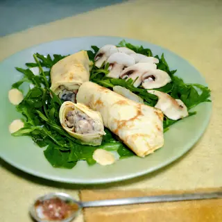 Crêpe Poulet Champignons