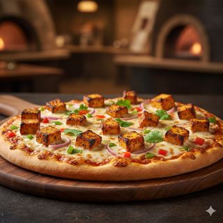 Paneer Tikka Pizza