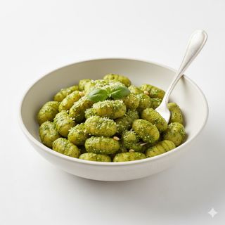 Gnocchi al pesto di Pra