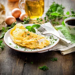 Omlet sa sirom