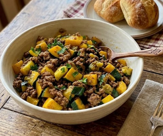 Carne tocată cu zucchini