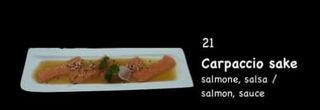 Carpaccio sake