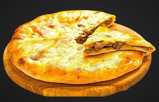 Kubdari Pastel Relleno De Carne