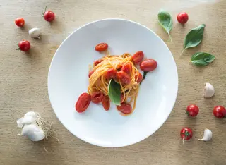 Spaghetti al pomodoro fresco