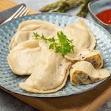 Вареники с картофелем и грибами