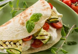 Panino o piadina vegetariano