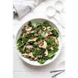 Vegan Spinach and Mushroom Salad