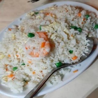 Arròs Fregit Amb Gambes