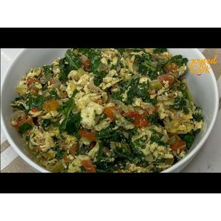 Fried Egg Sauce With vegetables