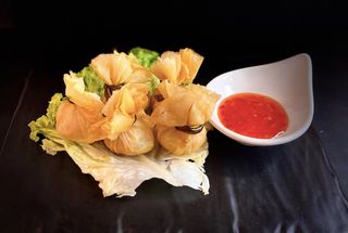 23. Borsette di gamberi fritti 