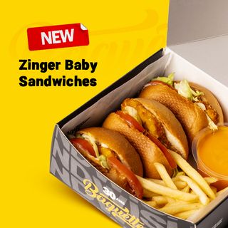 Zinger Baby Sandwiches