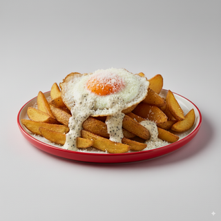 Patatas trufadas  Con Huevo